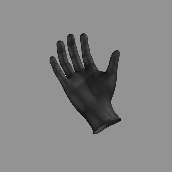 Black glove.