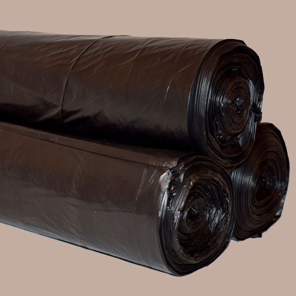 3 rolls of black bags.